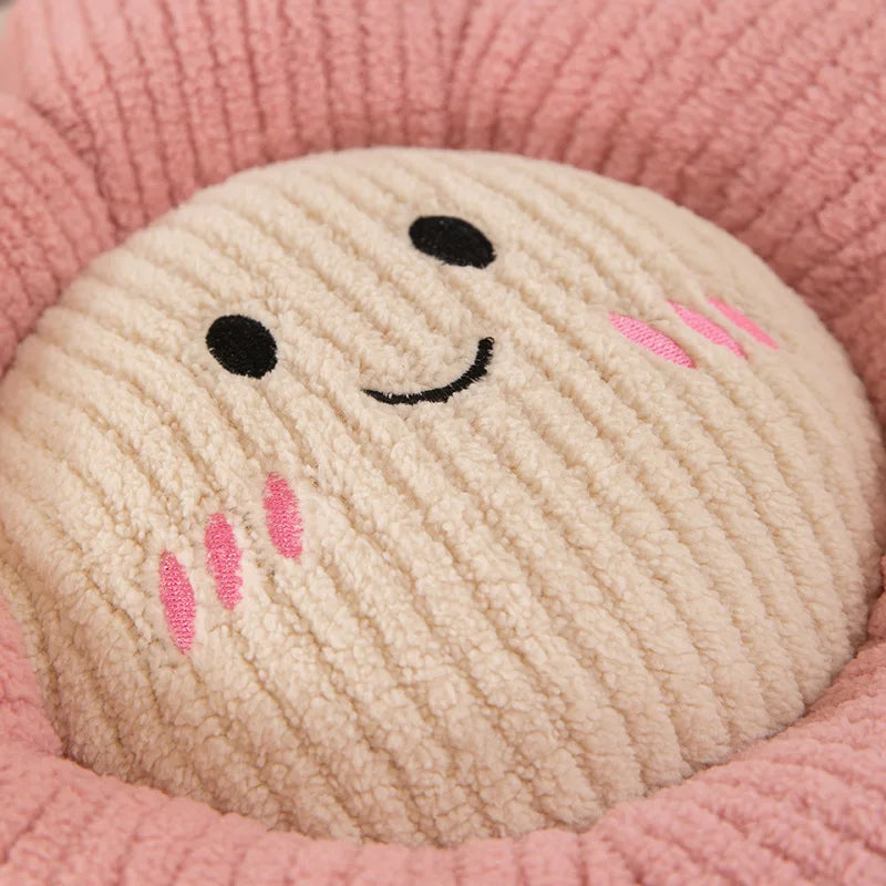 Electro-embroidery Pillows Sunflower Sun Flower Thickened Cushion Soft Comfortable Cute Plush Throw Pillow