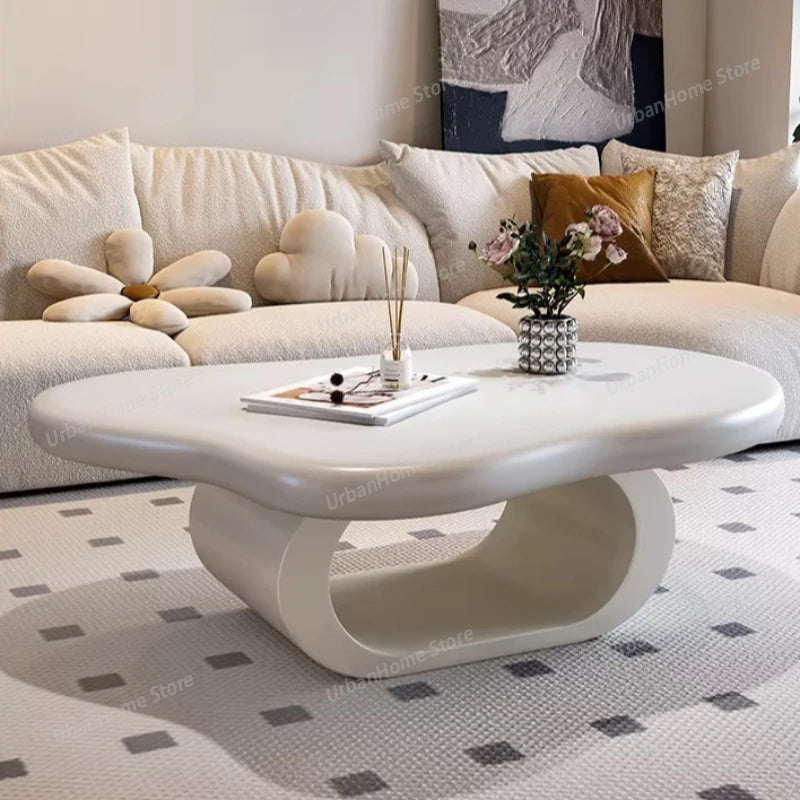 Minimalist Decoration Coffee Table Simple Aesthetic Unique Modern Coffee Table Service Writing Mesa Auxiliar Home Furniture