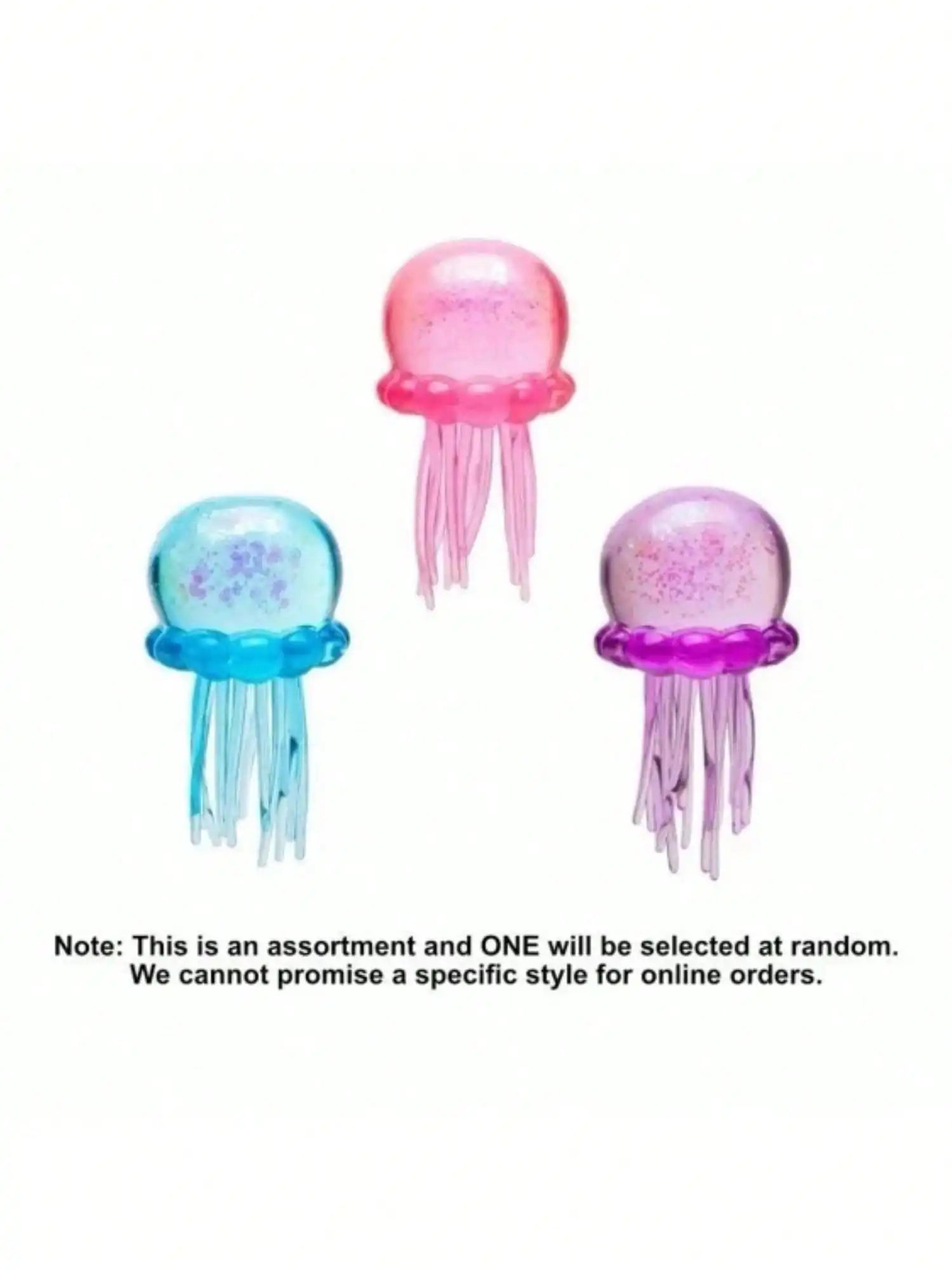 Jellyfish Squishy Fidget Toy, Silicone Octopus Water Play Squeeze Toy, Slow Rising Stress Relief Props