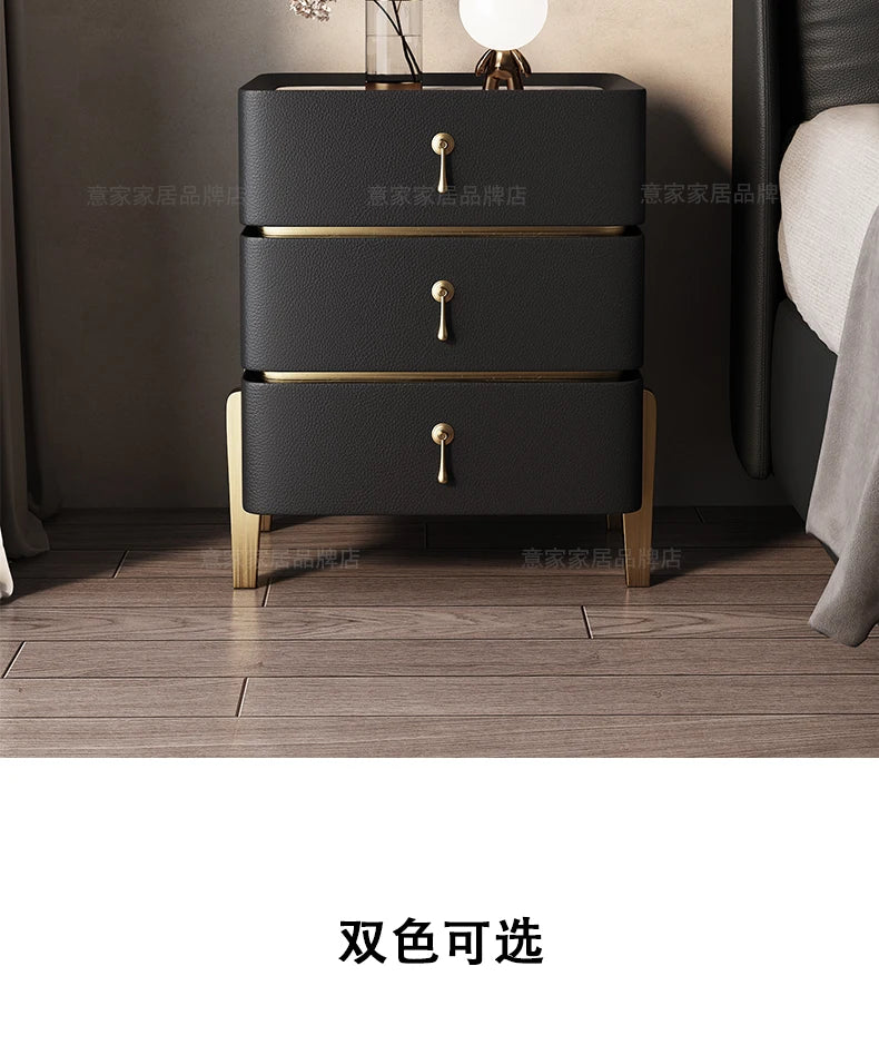 Decor Aesthetic Night Table Design Simple Modern Luxury Nightstand Unique Drawer Mesitas De Noches Dormitorio Bedroom Furniture