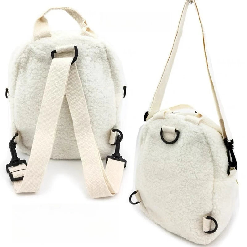 Hot Cute Miffy Series Plush Backpack Cartoon Creativity Portable Multifunctional Large Capacity Backpack Girls Birthday Gift