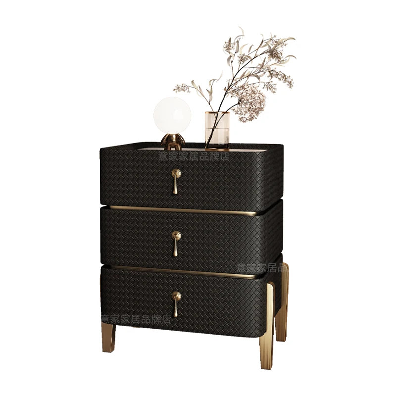 Decor Aesthetic Night Table Design Simple Modern Luxury Nightstand Unique Drawer Mesitas De Noches Dormitorio Bedroom Furniture