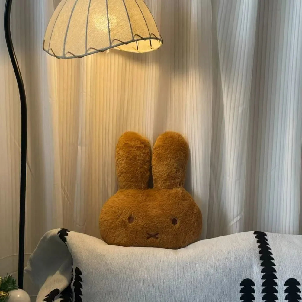 Kawaii Miffy Cute Room Decoration Doll Ornaments Pillows Comfortable Soft Sleeping on The Bed Sofa Cushions Gift Toy for Girl