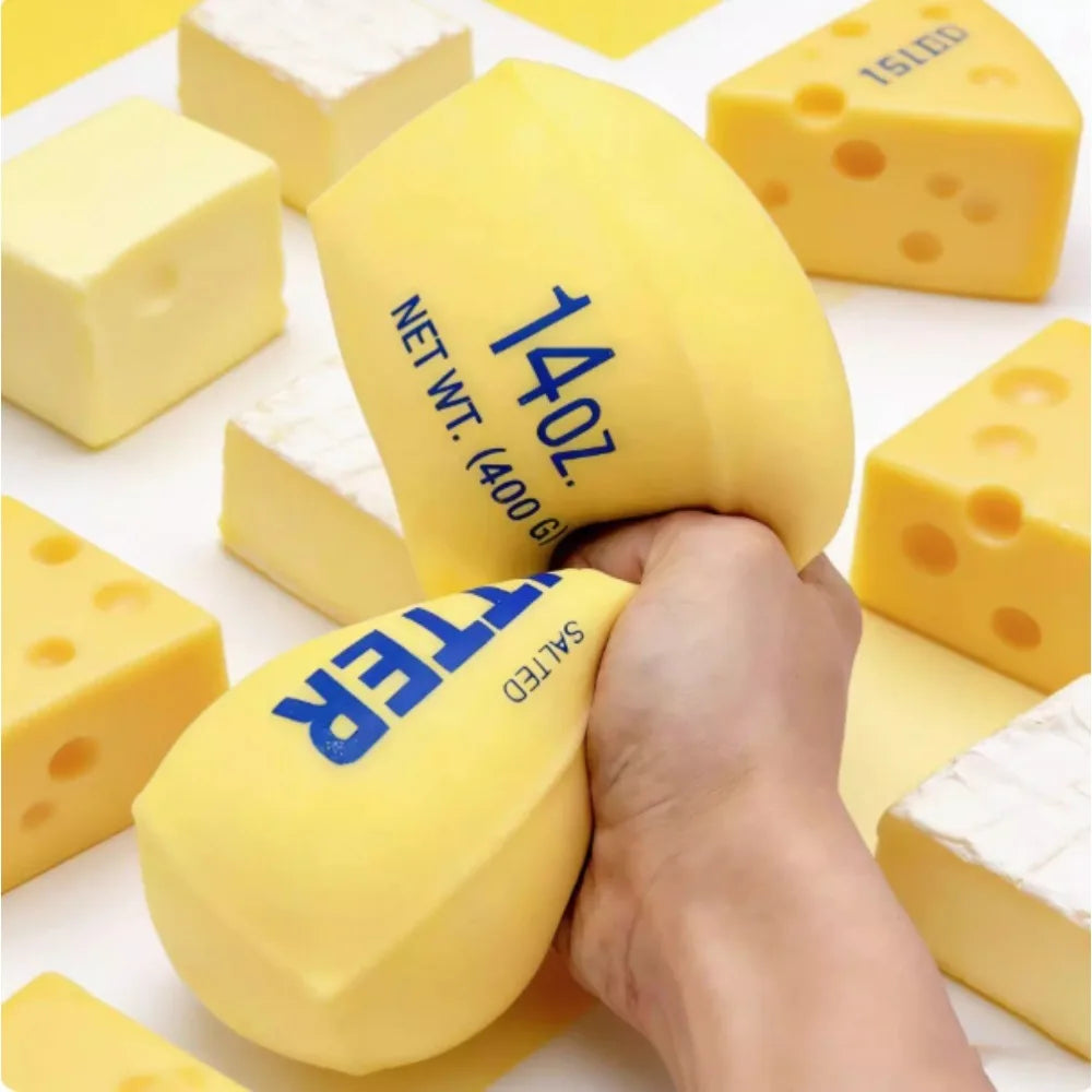 Butter Stick Milk Strip Squishy Toy Slow Rebound Soft Squeeze Stress Relief Toy