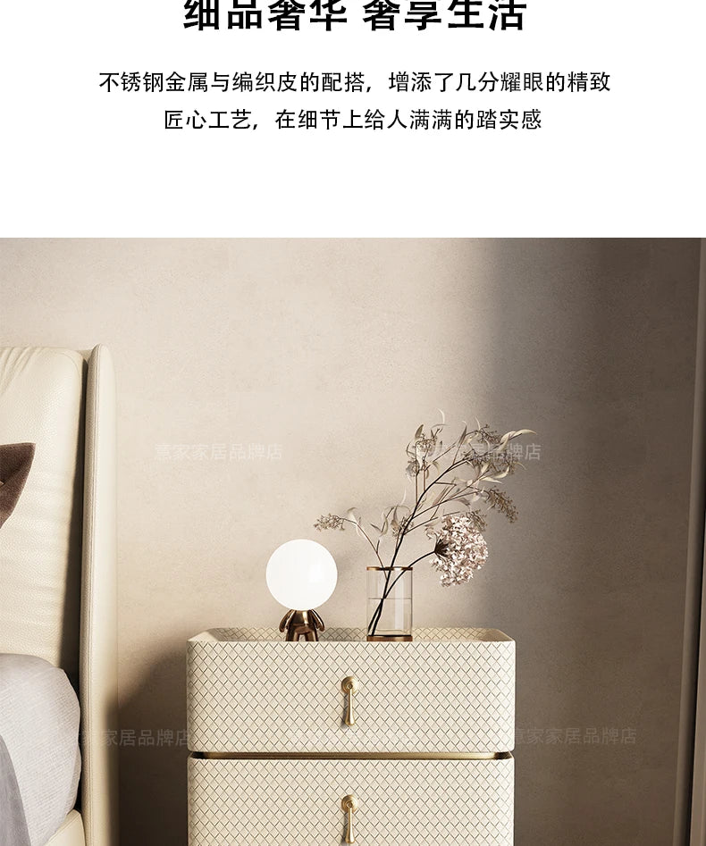 Decor Aesthetic Night Table Design Simple Modern Luxury Nightstand Unique Drawer Mesitas De Noches Dormitorio Bedroom Furniture