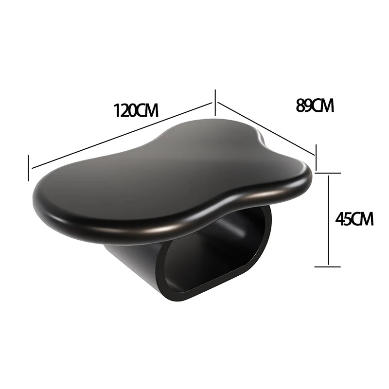 Kawaii Cloud Shape Coffee Table Trendy Aesthetic Modern Unique Coffee Table Living Room Cute Table De Salon Home Furniture