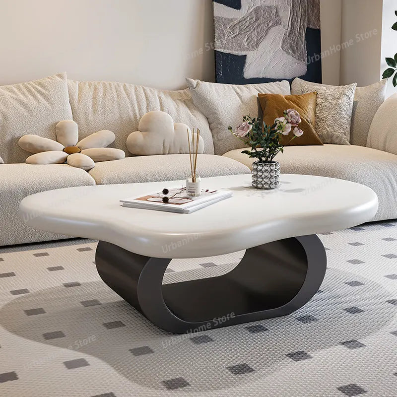 Minimalist Decoration Coffee Table Simple Aesthetic Unique Modern Coffee Table Service Writing Mesa Auxiliar Home Furniture