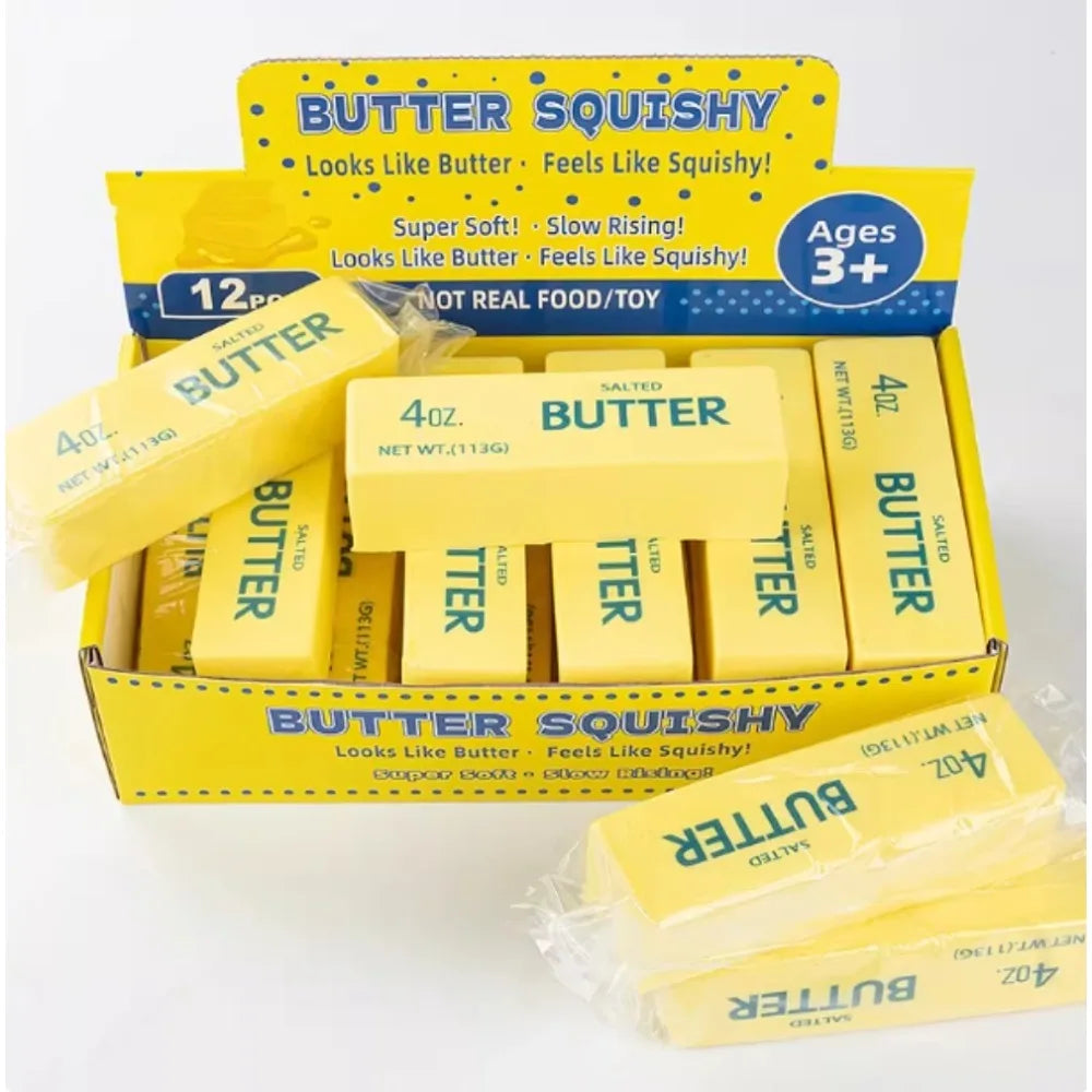 Butter Stick Milk Strip Squishy Toy Slow Rebound Soft Squeeze Stress Relief Toy