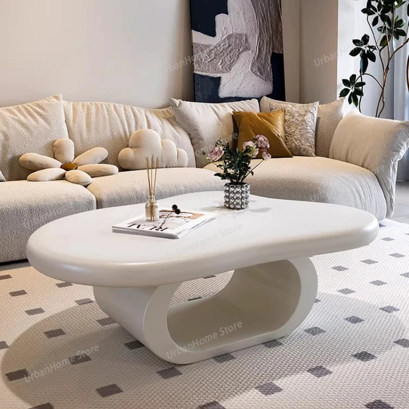 Minimalist Decoration Coffee Table Simple Aesthetic Unique Modern Coffee Table Service Writing Mesa Auxiliar Home Furniture