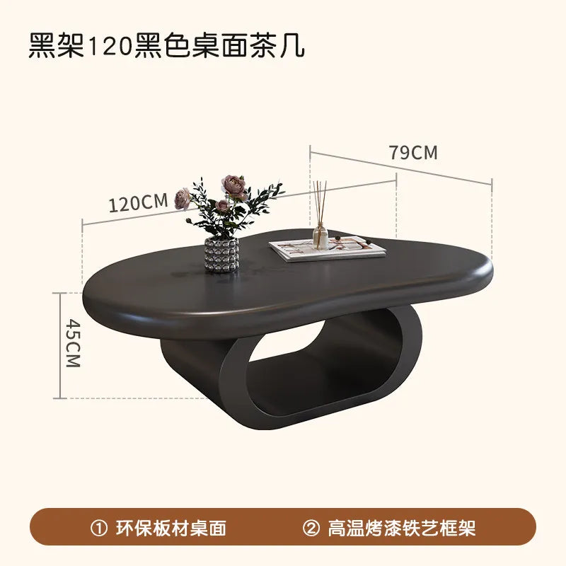 Minimalist Decoration Coffee Table Simple Aesthetic Unique Modern Coffee Table Service Writing Mesa Auxiliar Home Furniture