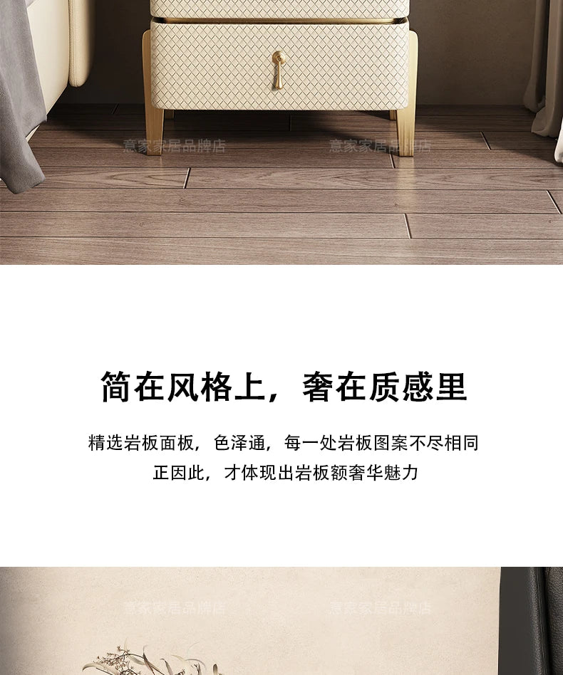 Decor Aesthetic Night Table Design Simple Modern Luxury Nightstand Unique Drawer Mesitas De Noches Dormitorio Bedroom Furniture
