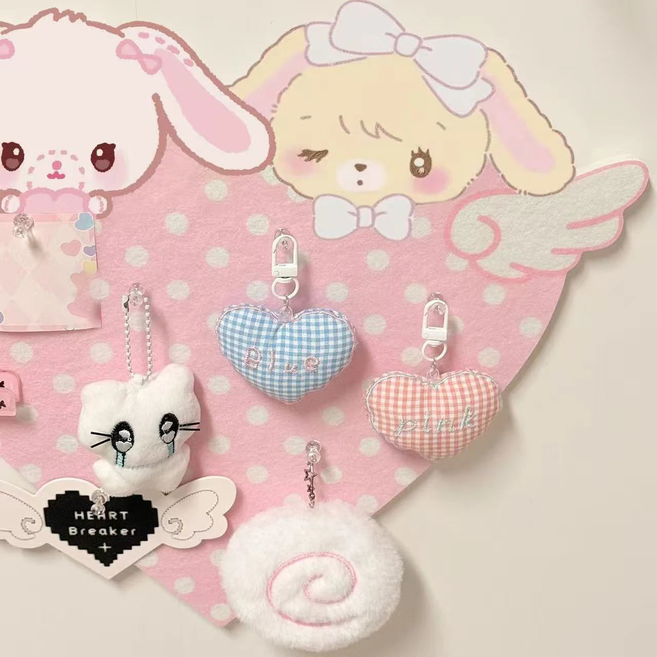 New Cute Cartoon Bunny Felt Decoration Cork Board Wall Photo Message Board Wall Punch-free No Damage The Wall Room Decoration