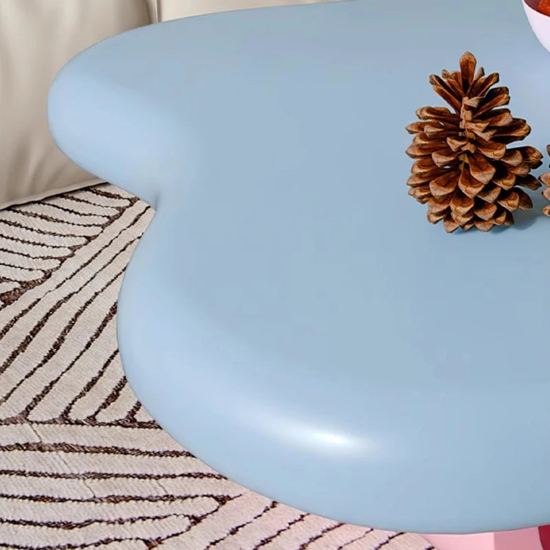 Kawaii Cloud Shape Coffee Table Trendy Aesthetic Modern Unique Coffee Table Living Room Cute Table De Salon Home Furniture