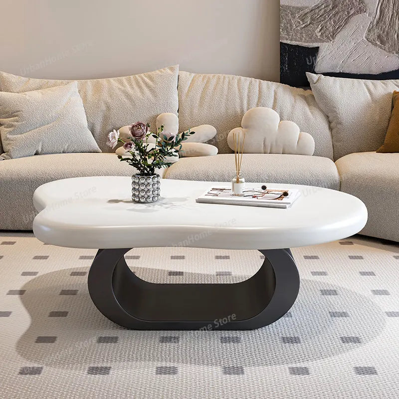Minimalist Decoration Coffee Table Simple Aesthetic Unique Modern Coffee Table Service Writing Mesa Auxiliar Home Furniture