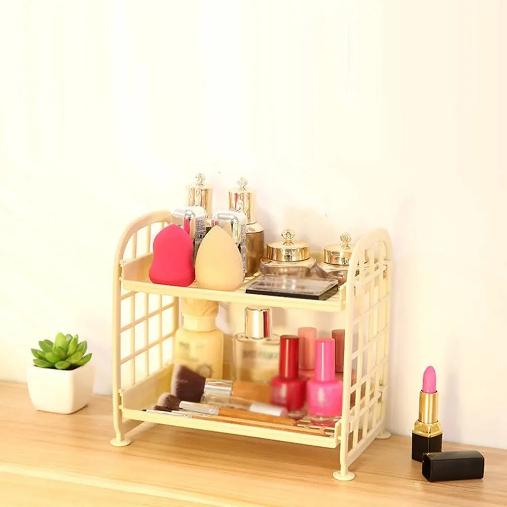 1PC High Appearance Horizontal Desktop Storage Shelf Simple Multi-storey Dormitory Storage Shelf Computer Office Available