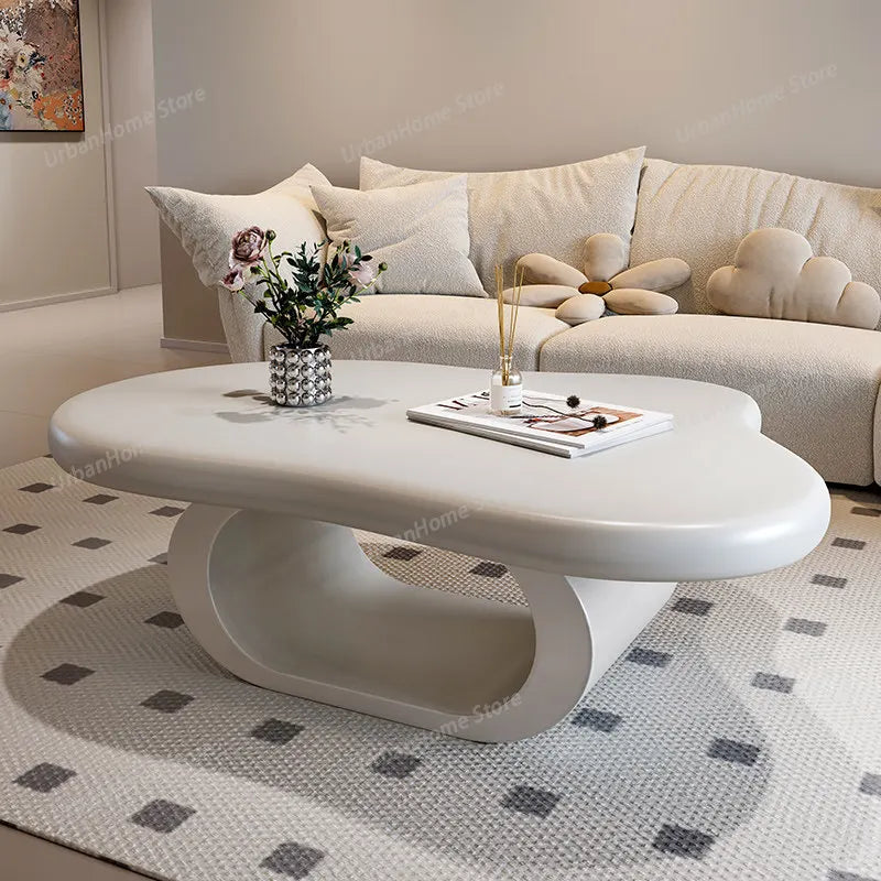 Minimalist Decoration Coffee Table Simple Aesthetic Unique Modern Coffee Table Service Writing Mesa Auxiliar Home Furniture